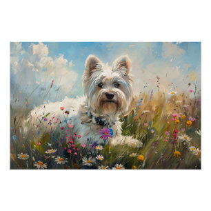 Pôster West Highland White Terrier WildFrangos