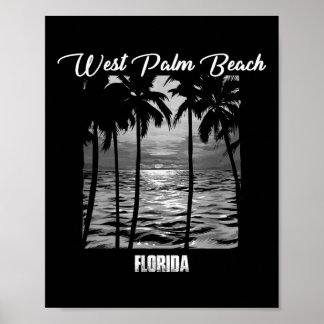 Poster West Palm Beach Souvenir - Lembrete da Flórida _1