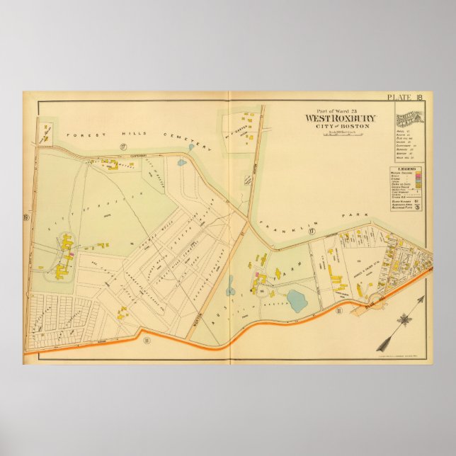 Poster West Roxbury, Massachusetts (Frente)