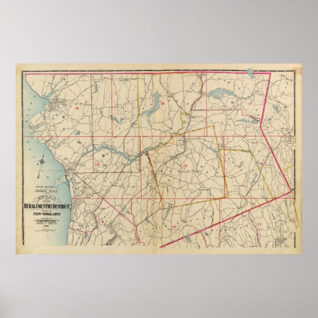 Pôster Westchester County, Nova Iorque 2 (Frente)