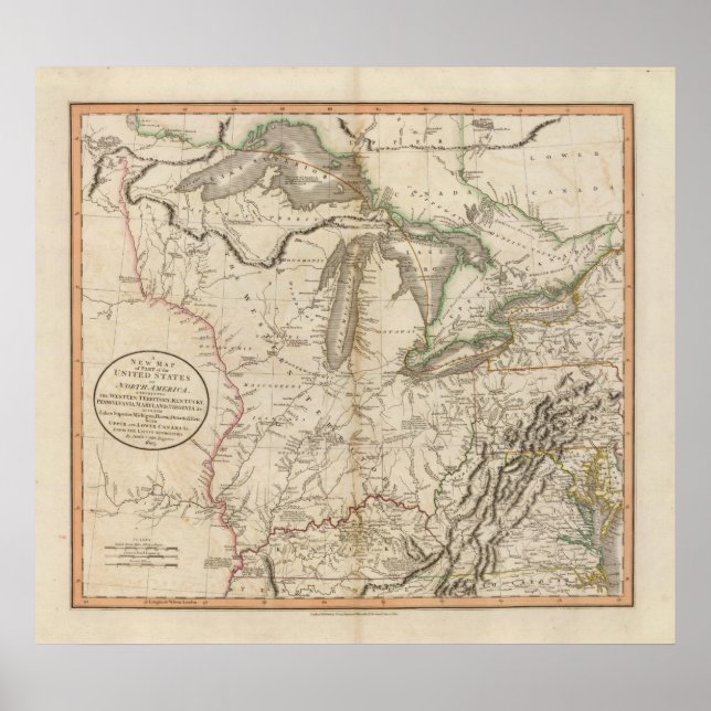 Poster Western Terr, Kentucky, Pensilvânia, etc. (Frente)