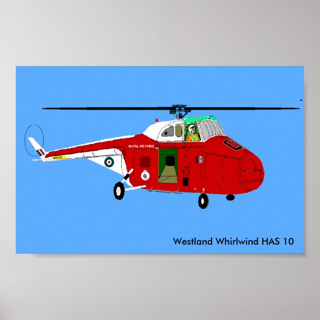 Poster Westland Whirlwind (Frente)