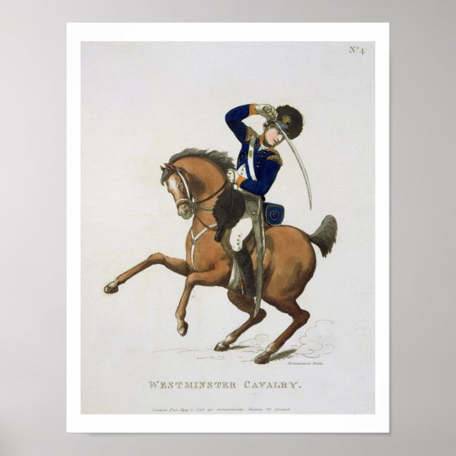 Poster Westminster Cavalry Volunteer, prato 4 de "Loyal (Frente)