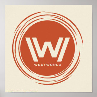 Poster Westworld | Logotipo Sun Estilizado