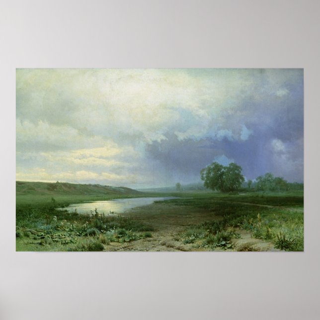 Pôster Wet Meadow, 1872 (Frente)