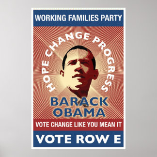 Poster WFP - Vote Mudar Como Você Quer Dizer - T. Stoner