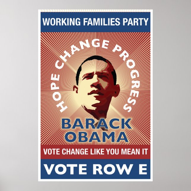 Poster WFP - Vote Mudar Como Você Quer Dizer - T. Stoner (Frente)