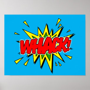 Pôster Whack - sinal/poster cómicos