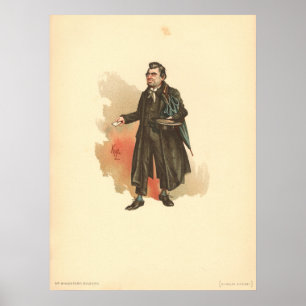 Poster Whackford Squeers de Nicholas Nickleby
