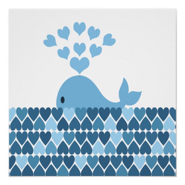 Pôster Whale Love (Frente)