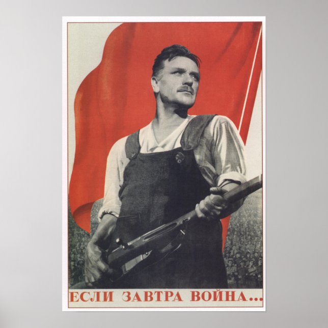 Pôster What if war starts tomorrow? (Frente)