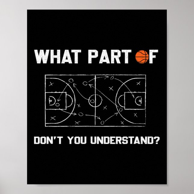Poster What Part Of Don't You Understand Funny Sketll Coa (Frente)