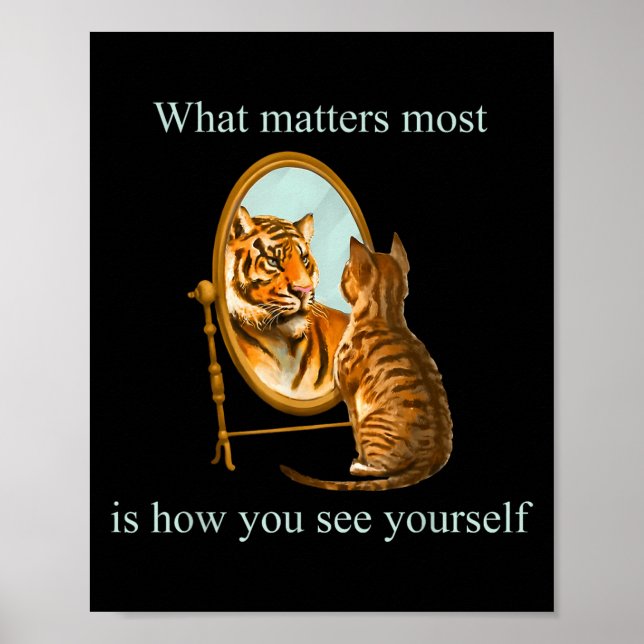 Poster What S Most Is How You See Yourself Apparel  (Frente)