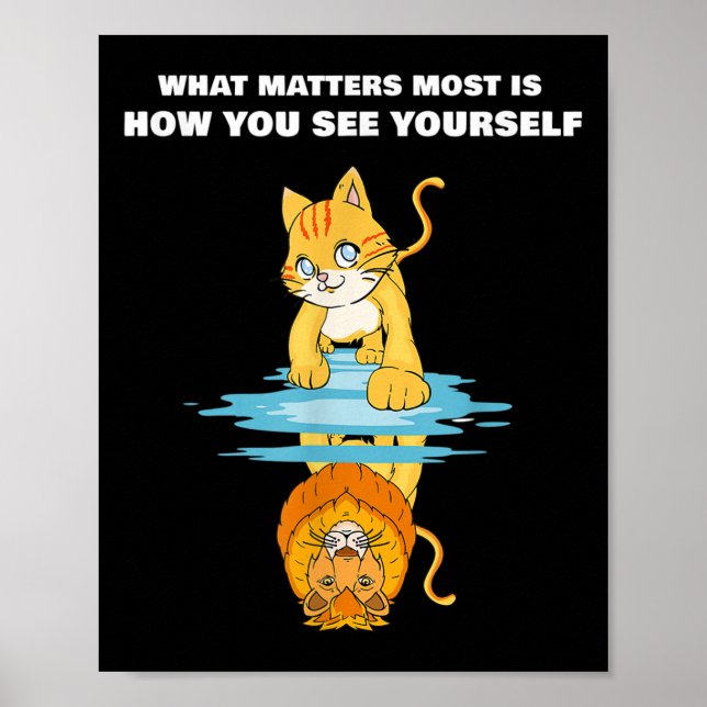 Poster What S Most Is How You See Yourself Motivational L (Frente)