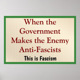 Poster When the Enemy is Anti-Fascist