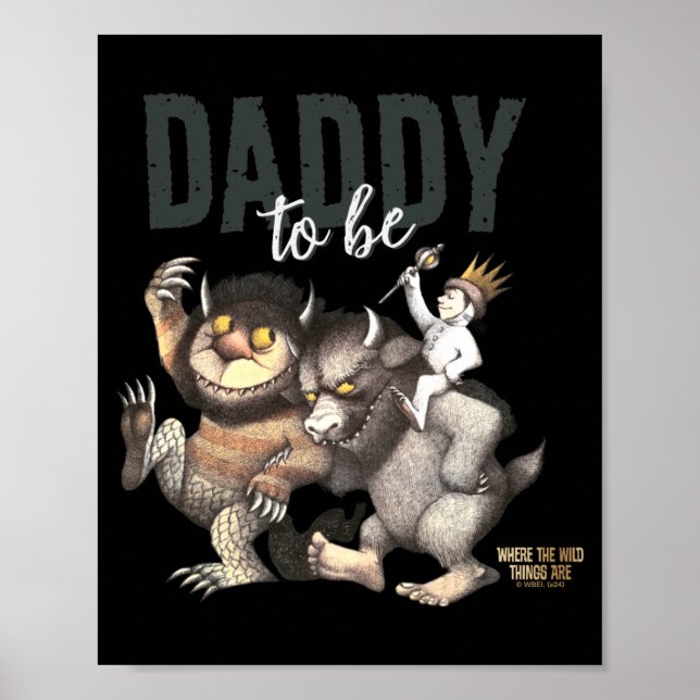 Poster Where The Wild Things Are Daddy To Be _1  (Frente)