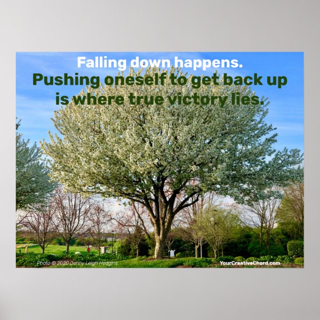 Poster Where True Victory Lies. (Frente)