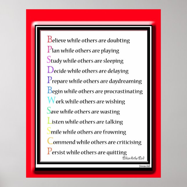 Pôster While Others Are ... (Frente)