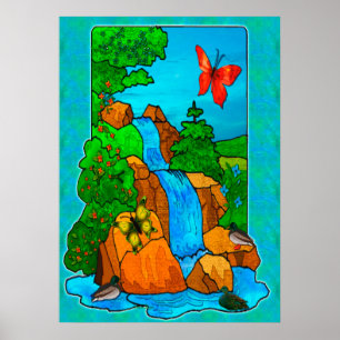 Poster Whimsey Calls Nature Fantasy