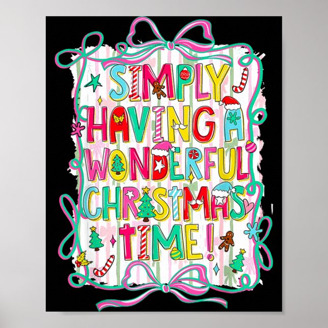 Poster Whimsical Christmas Quote For Holiday Lovers  (Frente)