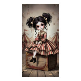 Pôster Whimsical Dark Circus Doll