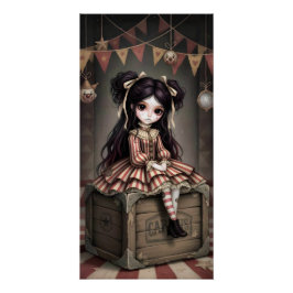 Pôster Whimsical Dark Circus Doll