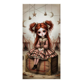 Pôster Whimsical Dark Circus Doll