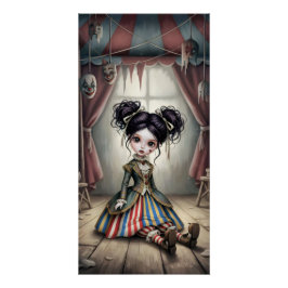 Pôster Whimsical Dark Circus Doll