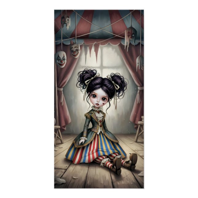 Pôster Whimsical Dark Circus Doll (Frente)