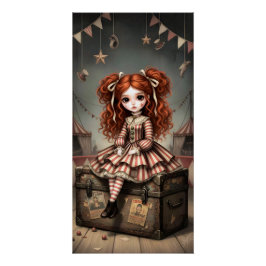 Pôster Whimsical Dark Circus Doll