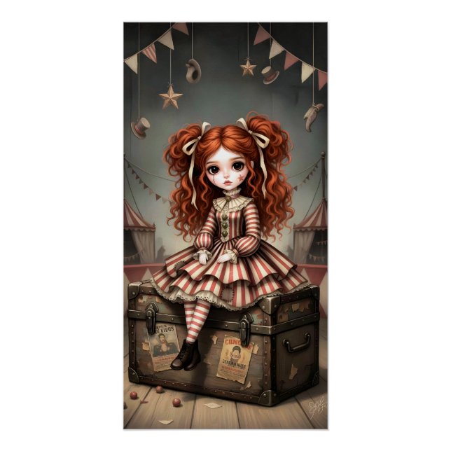 Pôster Whimsical Dark Circus Doll (Frente)