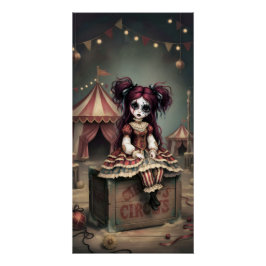Pôster Whimsical Dark Circus Doll