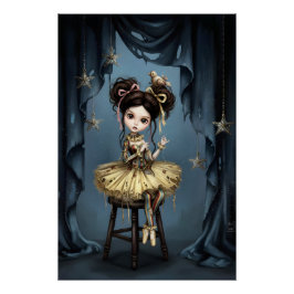 Pôster Whimsical Dark Circus Doll Poster