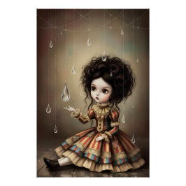 Pôster Whimsical Dark Circus Doll Poster