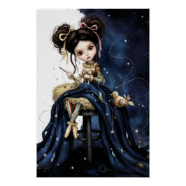 Pôster Whimsical Dark Circus Doll Poster