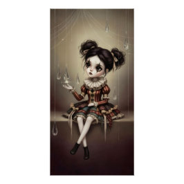 Pôster Whimsical Dark Circus Doll Poster