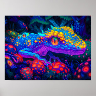 Poster Whimsical Lizard