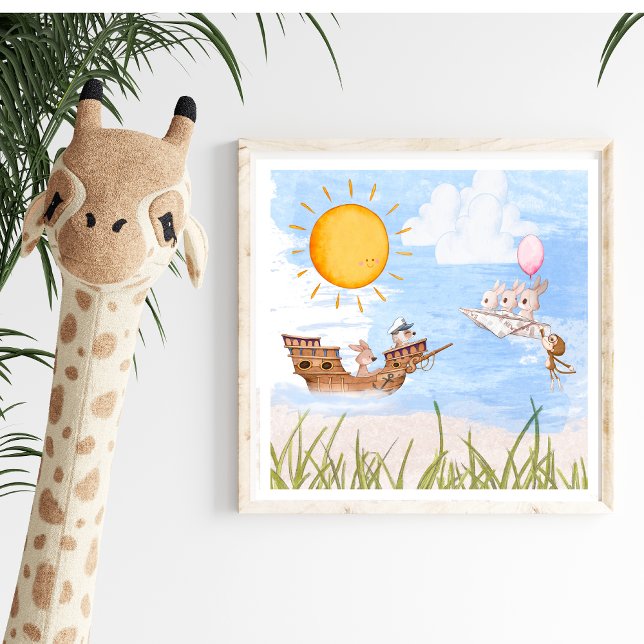 Pôster Whimsical Nursery Art Poster (Criador carregado)