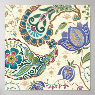 Pôster Whimsical Peacock