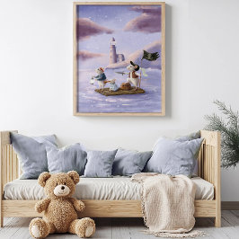 Poster Whimsical Pirates Storybook