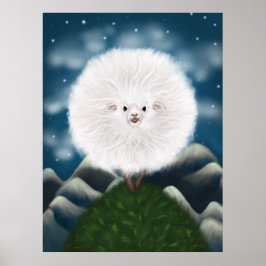 Poster Whimsical Wooly: Bobo Super Fluffy Sheep no