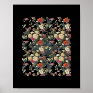 Poster Whimsigol Antiga Classe de Pintura Floral Vitorina