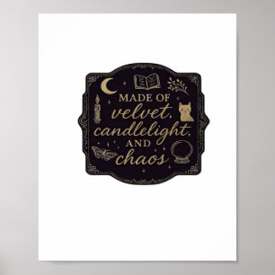 Poster Whimsigoth Fantasy Mystical Forests, Luas e Magia