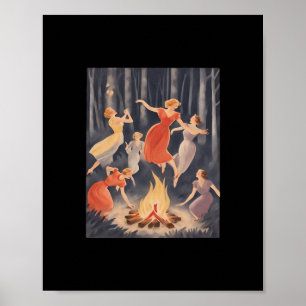 Poster Whimsigoth Gótico Wall Art 90s Decor HECKINFAROUT