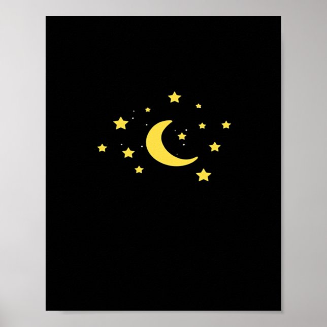 Poster Whimsigoth Night Sky Sun Moon Witchy (Frente)