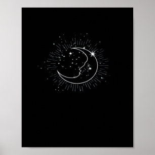 Poster Whimsigoth Starry Night Won Witchy Classic