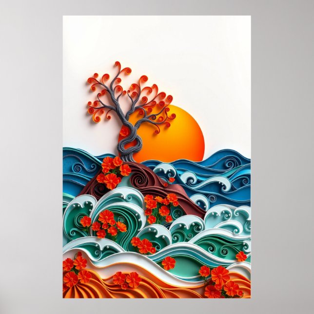 Poster Whimsy em Papel (Frente)