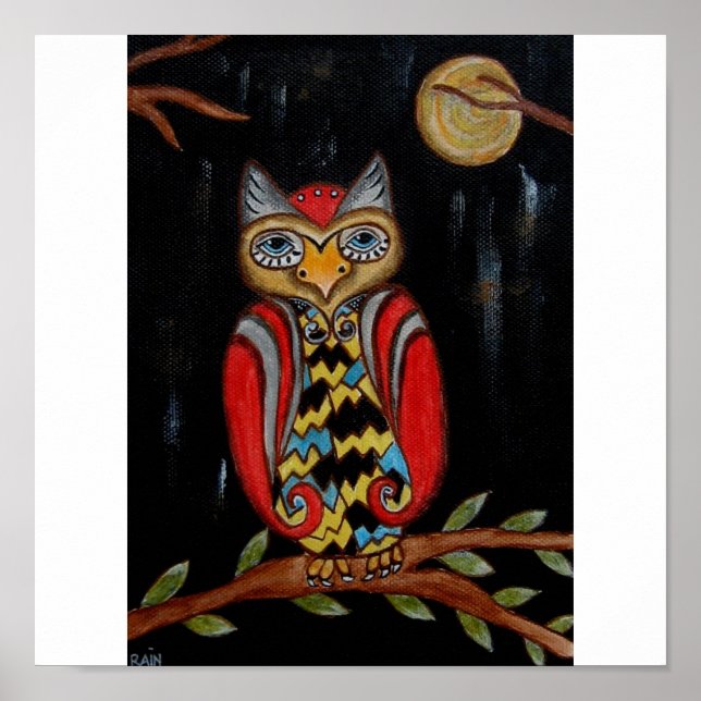 Poster Whimsy Owl (Frente)