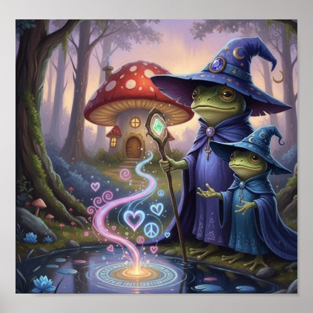 Poster WhimsyFrogWizard3 (Frente)