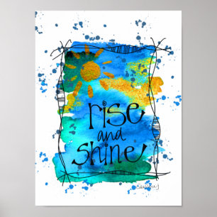 Poster Whimy Sunrise Watercolor